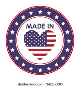usa emblematic seal design, vector illustration eps10 graphic 