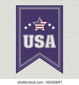 usa emblematic seal design, vector illustration eps10 graphic 