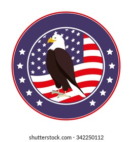 usa emblematic seal design, vector illustration eps10 graphic 