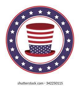usa emblematic seal design, vector illustration eps10 graphic 