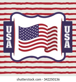 usa emblematic seal design, vector illustration eps10 graphic 