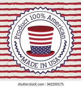 usa emblematic seal design, vector illustration eps10 graphic 