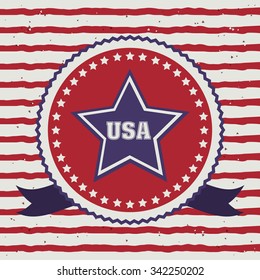usa emblematic seal design, vector illustration eps10 graphic 