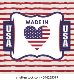 usa emblematic seal design, vector illustration eps10 graphic 