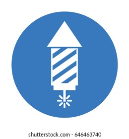 usa firework isolated icon