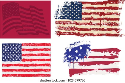 USA Flag Art