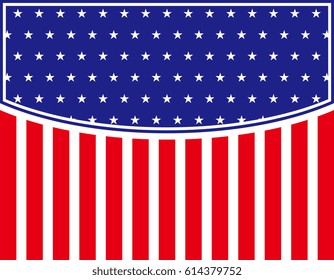 USA flag background. American style