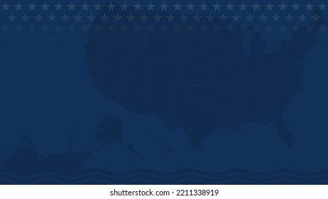 USA Flag Background with copy space area. Suitable to use on American Marine Corps Birthday