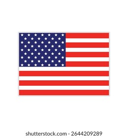 USA flag background vector illustration
