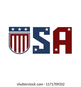 usa flag design graphics 