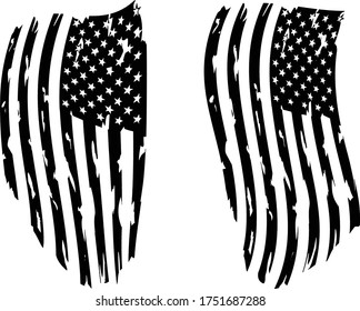 USA Flag - Distressed american flag	

