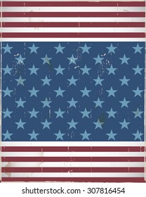 Usa Flag Frame Design