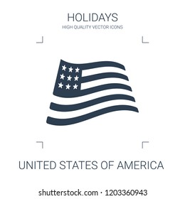 USA Flag Icon.