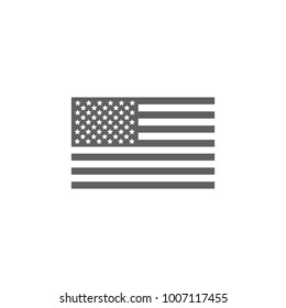 USA flag icon vector