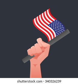 USA Flag illustration