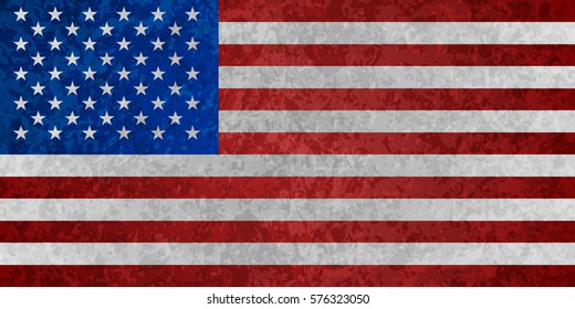 USA flag Illustration