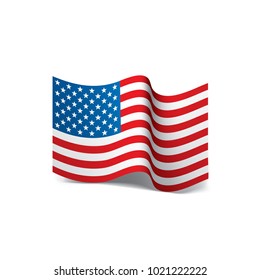 USA Flag isolated