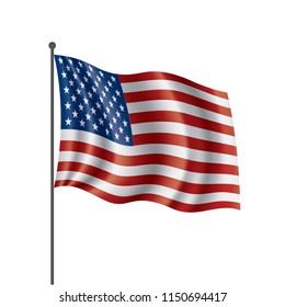 USA Flag isolated