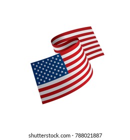 USA Flag isolated