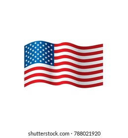 USA Flag isolated