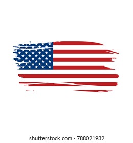 USA Flag isolated