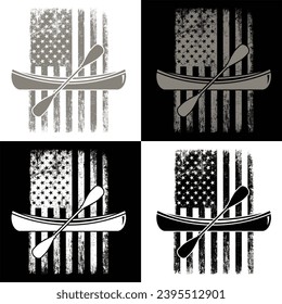 USA FLAG WITH KAYAKING-KAYAKING T SHIRT DESIGN, FUNNY T SHIRT DESIGN,