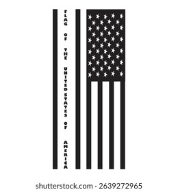 USA FLAG logo vector illustration 