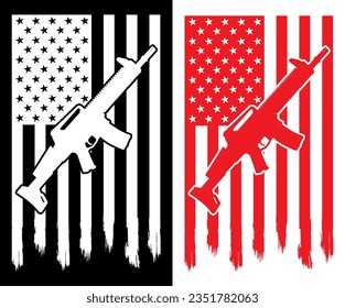 Bandera De Los Estados Unidos, Rifle M4, Segunda Enmienda