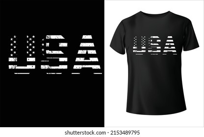 Usa flag memorial day vector for t shirt design