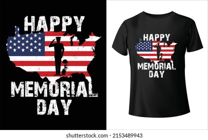 Usa flag memorial day vector for t shirt design