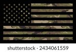 USA Flag Military Camouflage Design