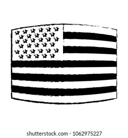 usa flag official and proportion national