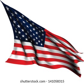 USA Flag - Old Glory flag EPS10 VECTOR