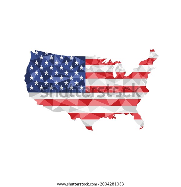 Usa Flag Overlay On Usa Mapgeometric Stock Vector Royalty Free Usa Flag Overlay On Usa Mapgeometric Stock Vector Royalty Free