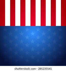 USA flag pattern background.Illustratiom EPS10