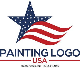 Usa flag star logo Royalty Free Vector Image - VectorStock logo Download