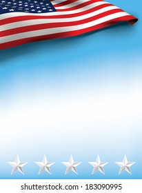 USA flag Stars