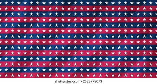 USA Flag Stars Stripes Pattern Background.