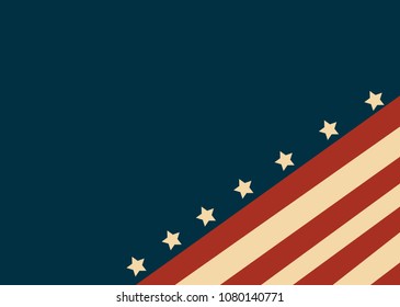 USA flag in style vector