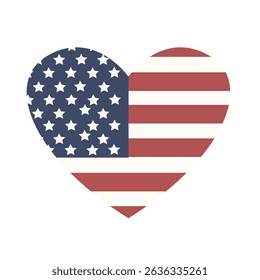 USA flag in style vector