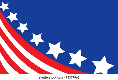 USA flag in style vector