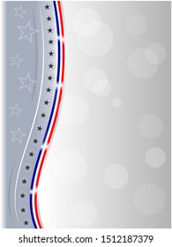 USA flag symbols wave pattern background with copy space for your text.