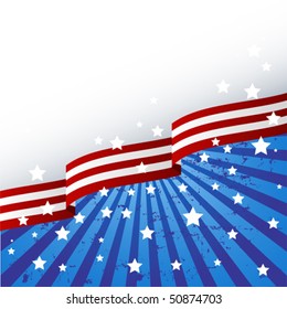 USA flag theme background with place for your copy\text
