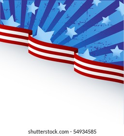 USA flag theme background with place for your copy\text