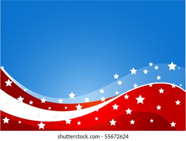 USA flag theme background with place for your copy\text