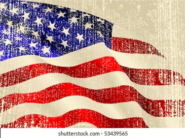 USA flag theme background and texture