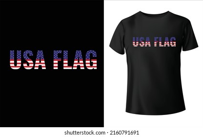 USA Flag T-Shirt Design made in the USA day t-shirt 