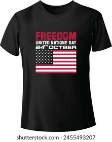 USA Flag T-shirt Design Vector Template