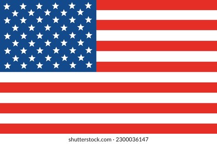 USA flag, United State of America flag isolated