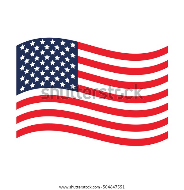米国国旗 アメリカ合衆国 米国国旗のアイコン のベクター画像素材 ロイヤリティフリー